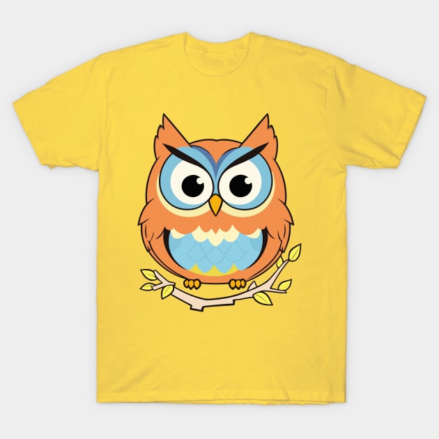 Kawaii Little Owl T-Shirt by Orange-C